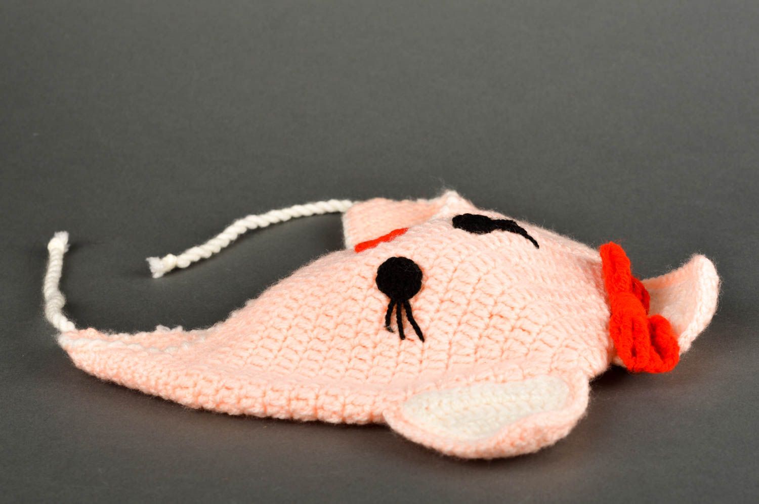 Handmade winter hat warm hat designer hat animal hat goods for children photo 4