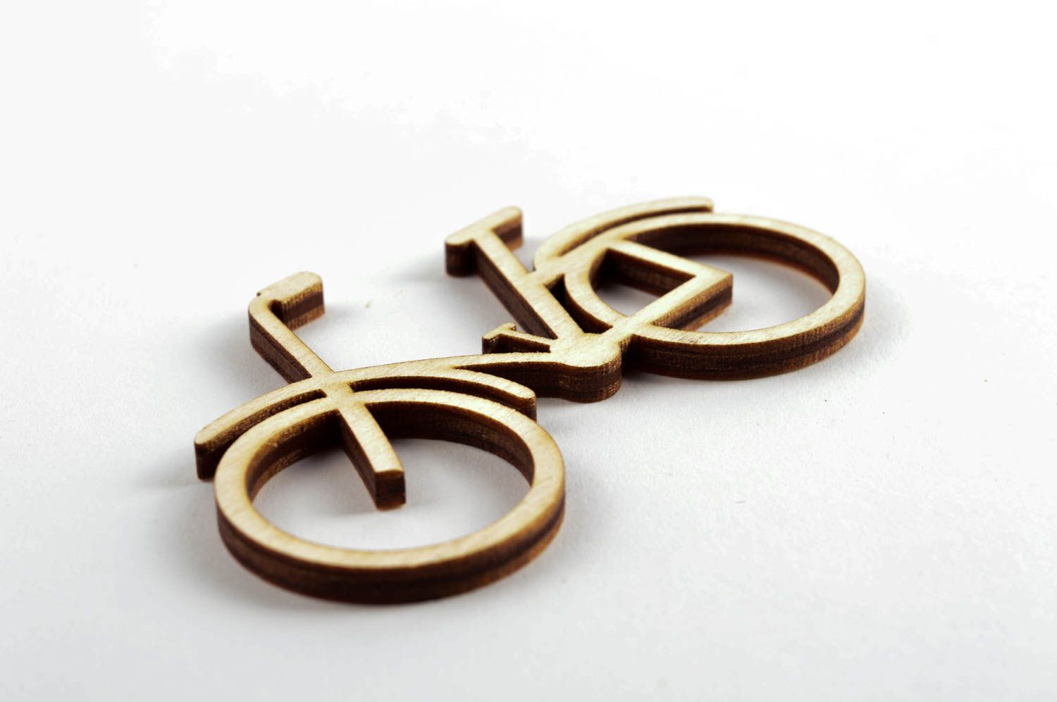 Miniatur bemalen handmade Deko Fahrrad aus Holz Deko Figur für Kinder Gerschenk foto 2