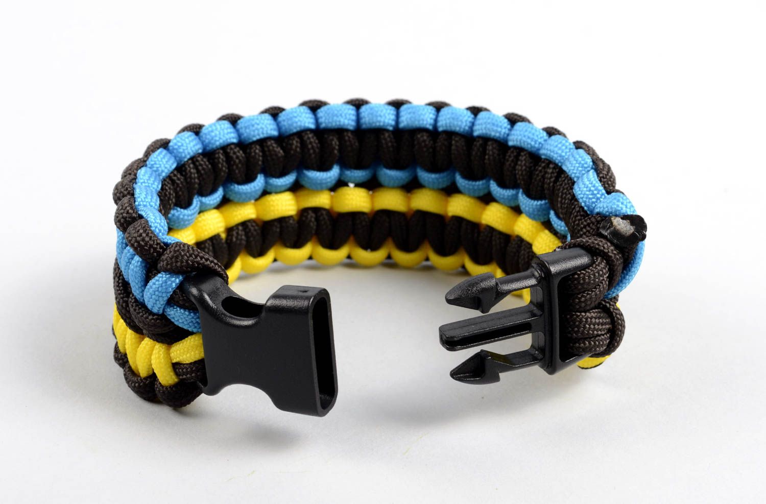 Handmade braided friendship bracelet paracord bracelet parachute men bracelet photo 3