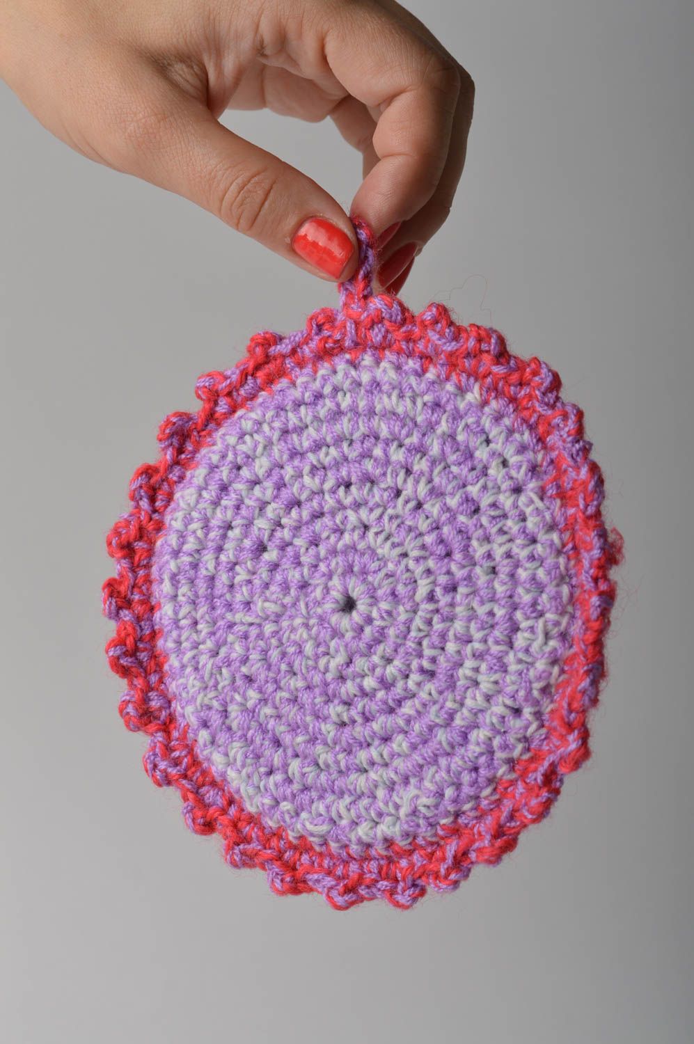 Beautiful handmade crochet potholder kitchen supplies pot holder designs photo 2