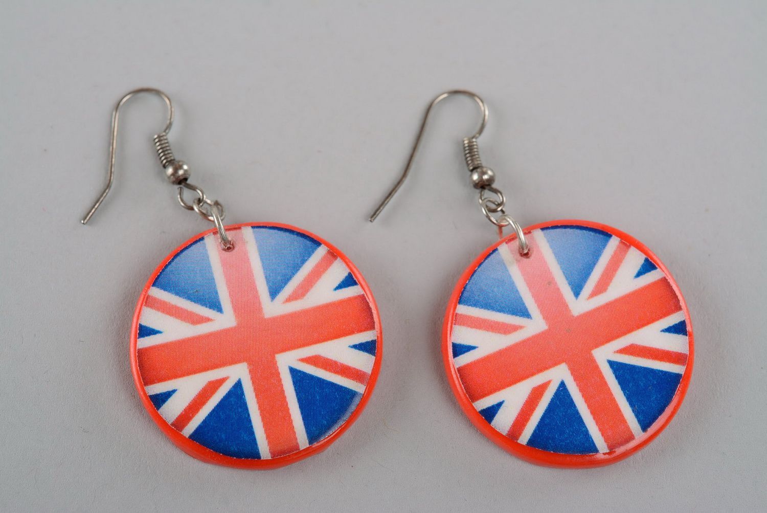 Earrings made ​​of polymer clay photo 3