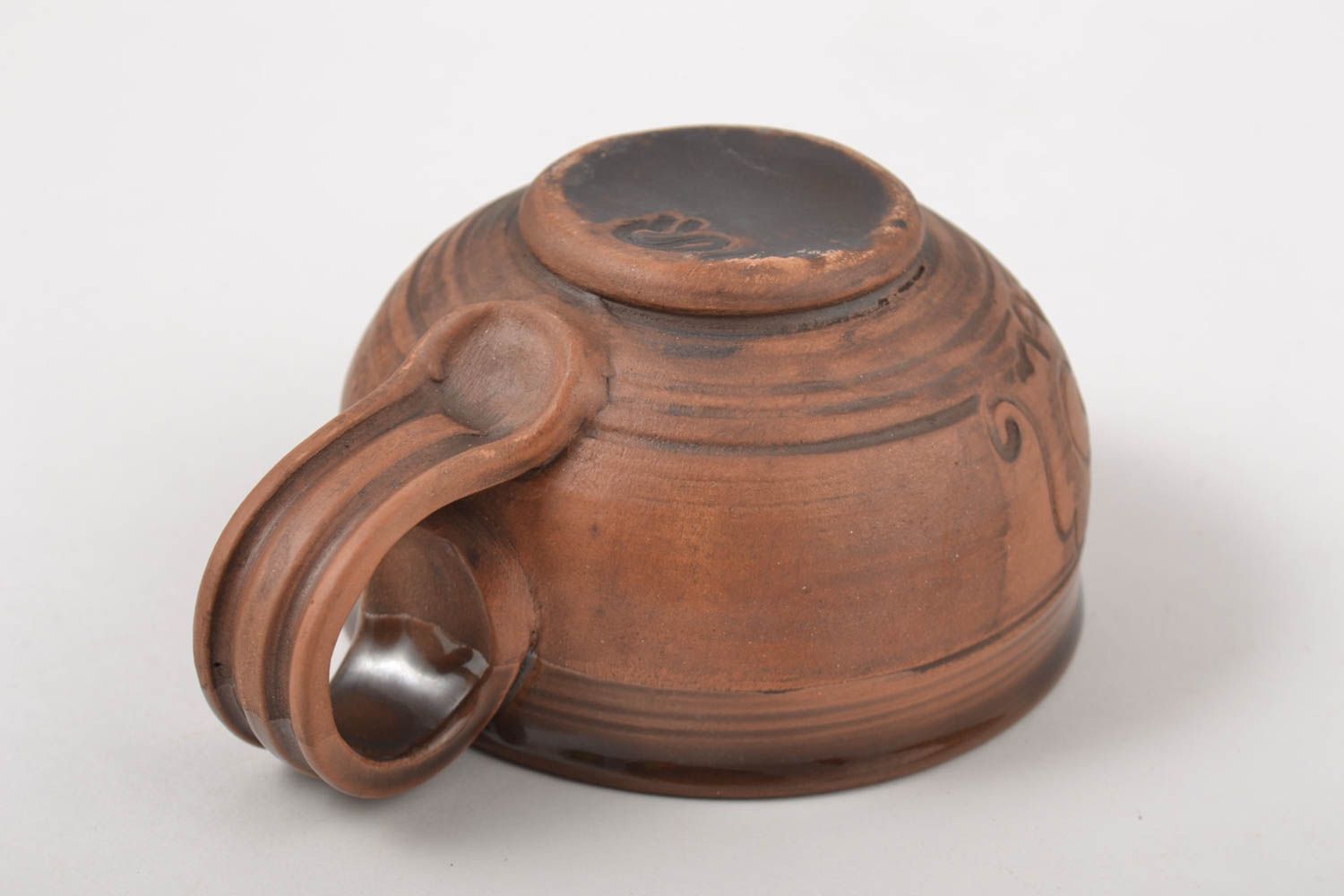 Keramik Geschirr Tee Tasse Küchen Zubehör Handarbeit grell originelles Geschenk foto 3
