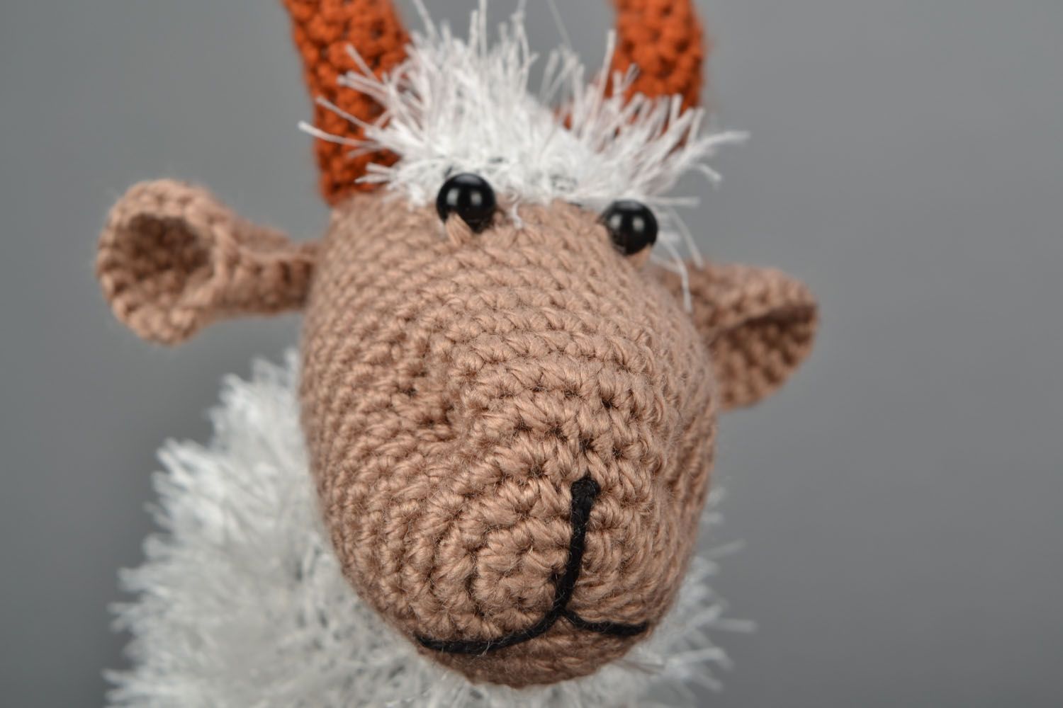 Homemade crochet toy Goat photo 4