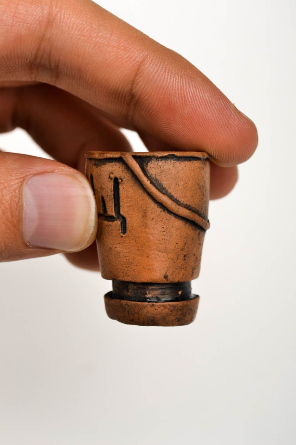 Keramik Handarbeit Wasserpfeifen Zubehör Geschenk aus Ton Shisha Kopf  foto 2