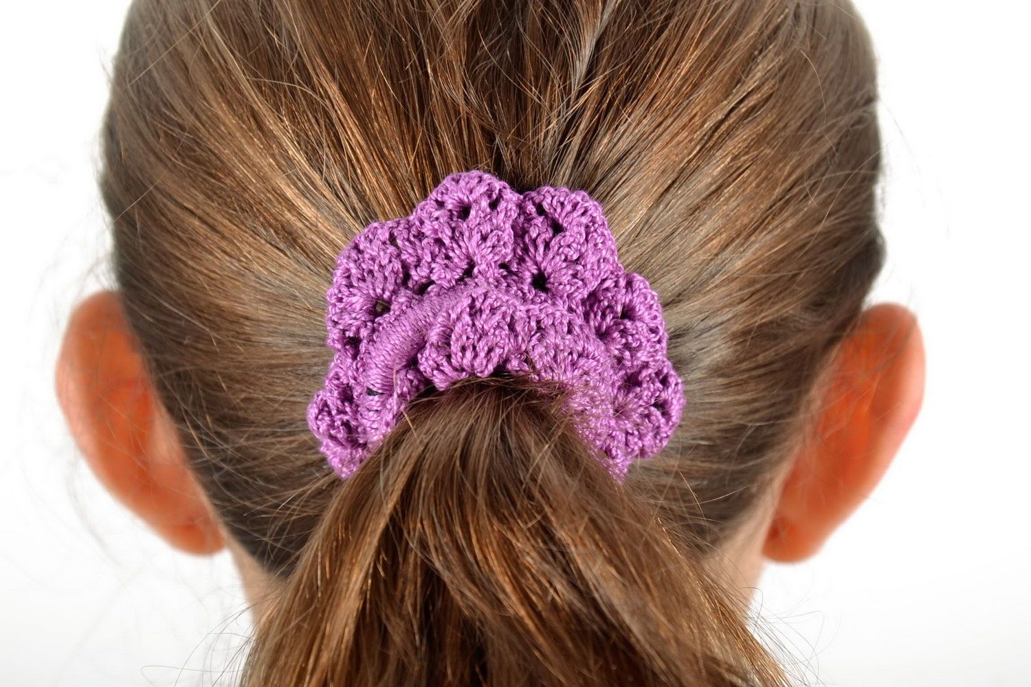 Elásticos para o cabelo tricotado foto 2