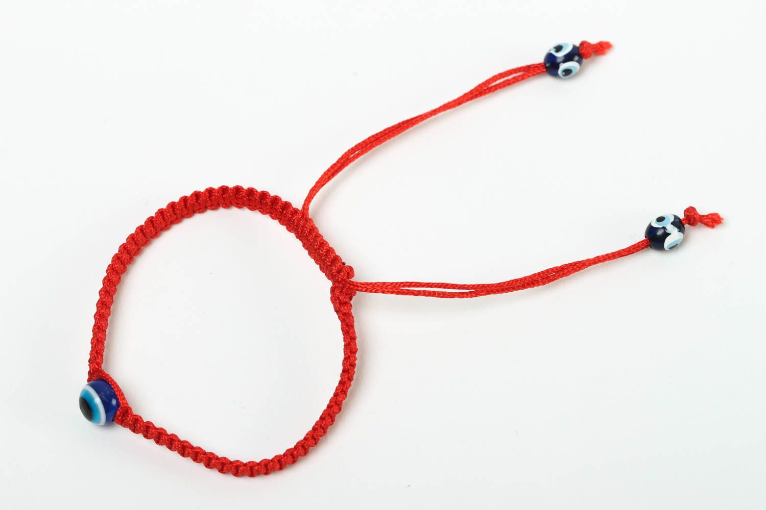Bracciale di fili fatto a mano accessorio originale braccialetto alla moda foto 2