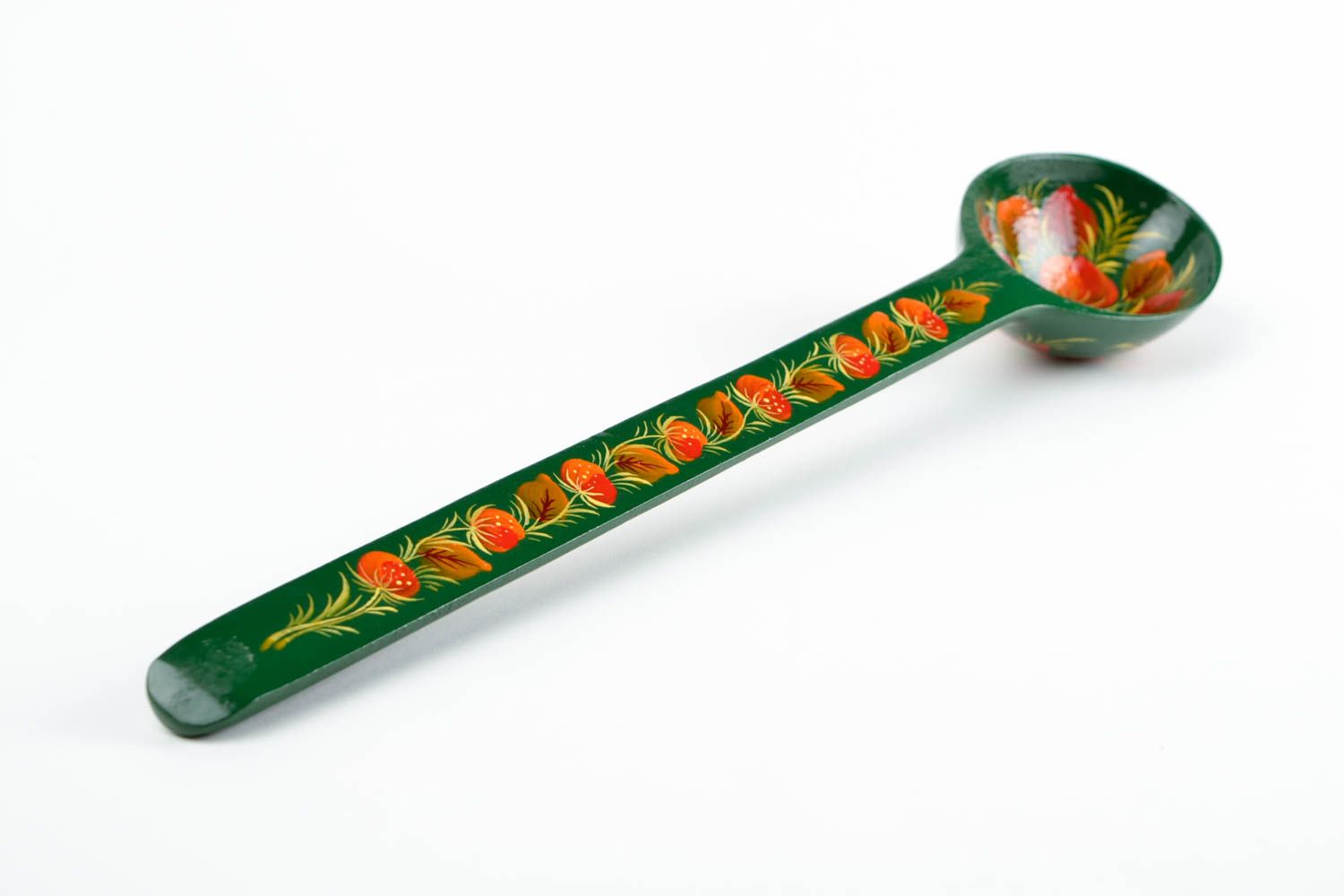 Handmade stylish wooden spoon ware in ethnic style beautiful painted spoon photo 4