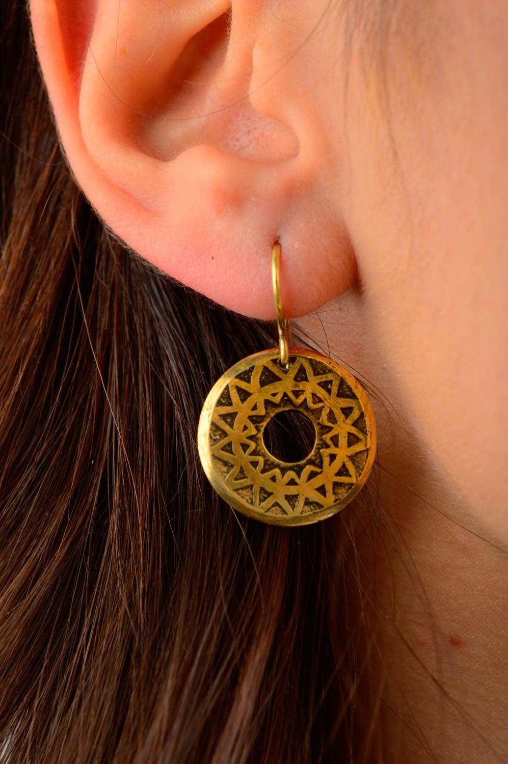 Beautiful handmade metal earrings artisan jewelry designs fashion tips photo 2