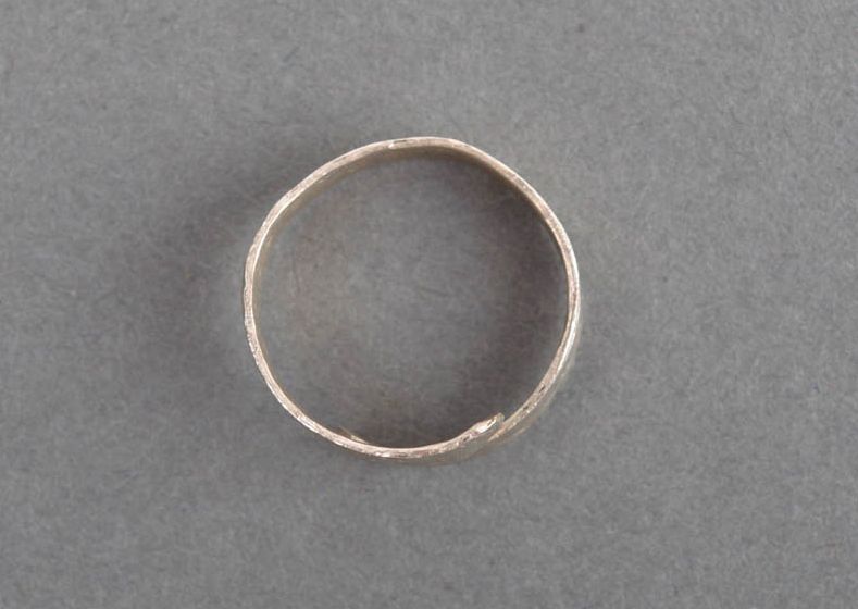 Стильное кольцо хэнд мэйд украшение из мельхиора женское кольцо модное фото 4