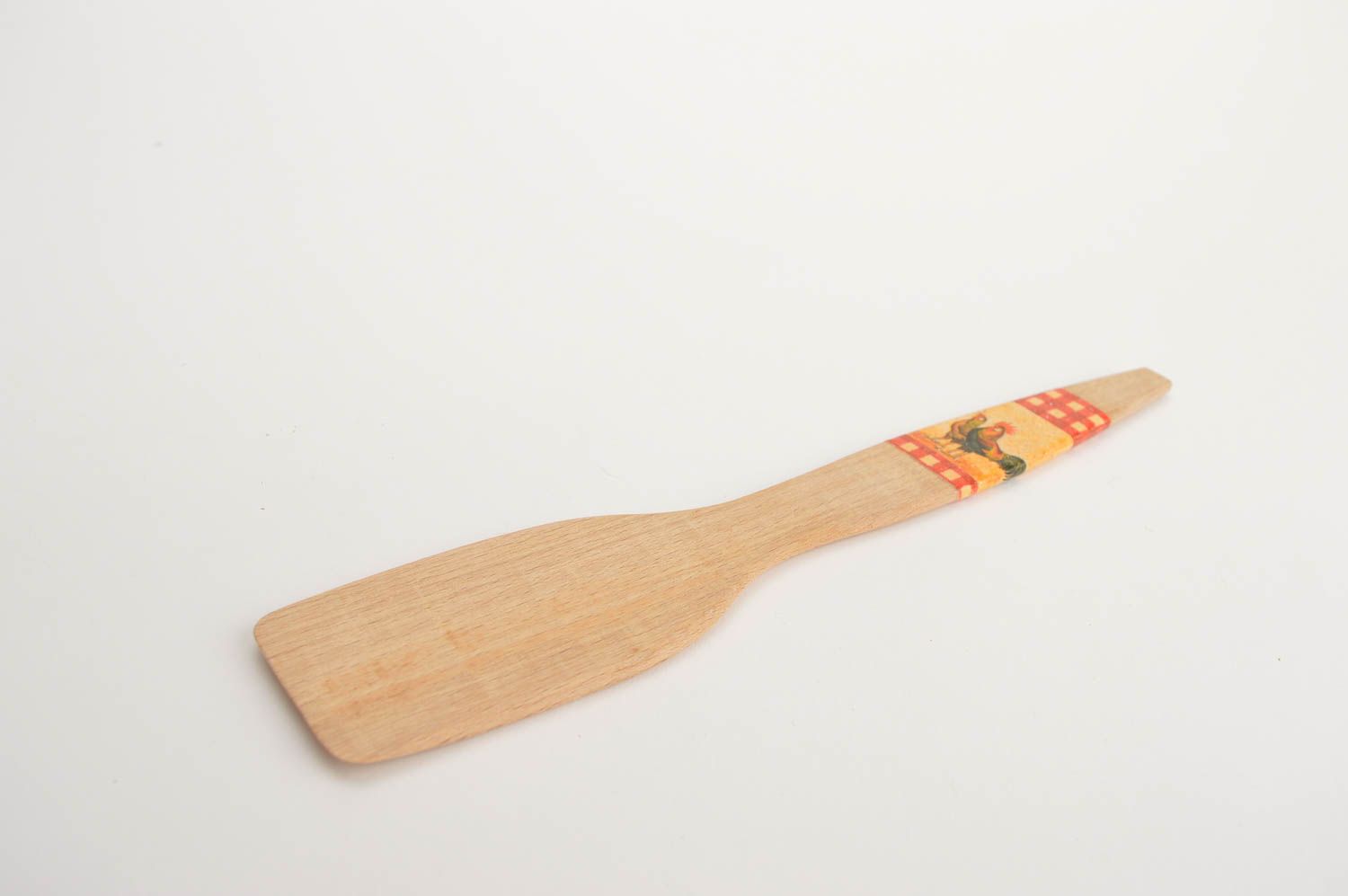 Handmade wooden spatula kitchen tools decoupage ideas  kitchen supplies photo 2