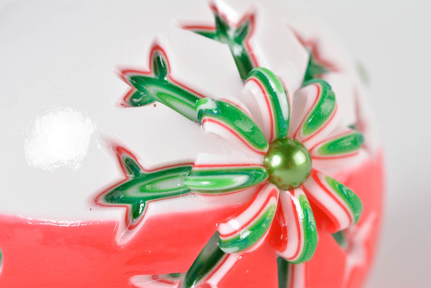 Vela tallada de parafina hecha a mano objeto de decoración adorno navideño foto 5