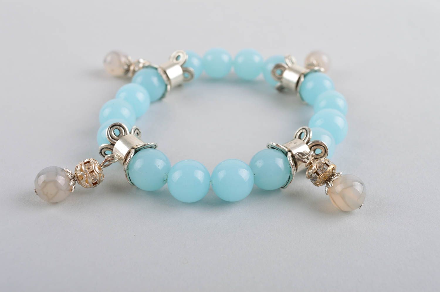 Handmade bracelet bead bracelet gemstone jewelry fashion accessories gift ideas photo 4