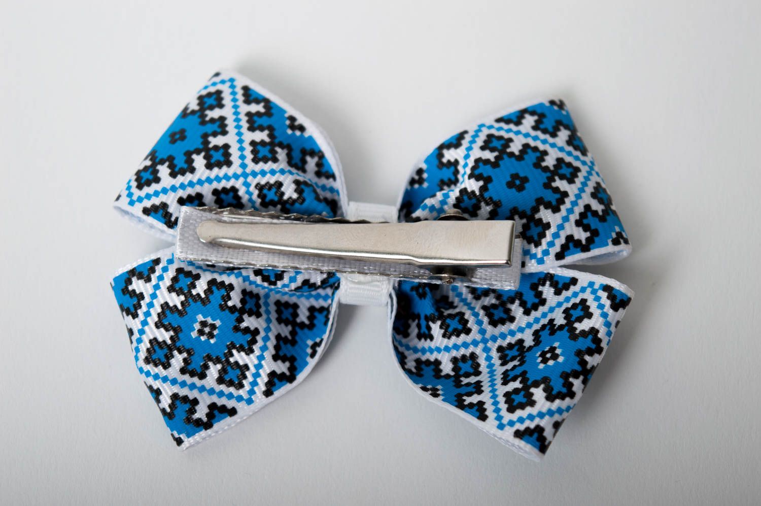 Handmade hair clip designer hair accessory hair bow for girls gift ideas photo 3