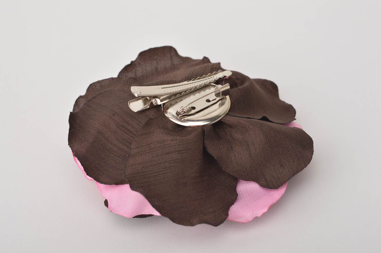 Beautiful handmade brooch jewelry flower barrette hair clip fashion accessories photo 4