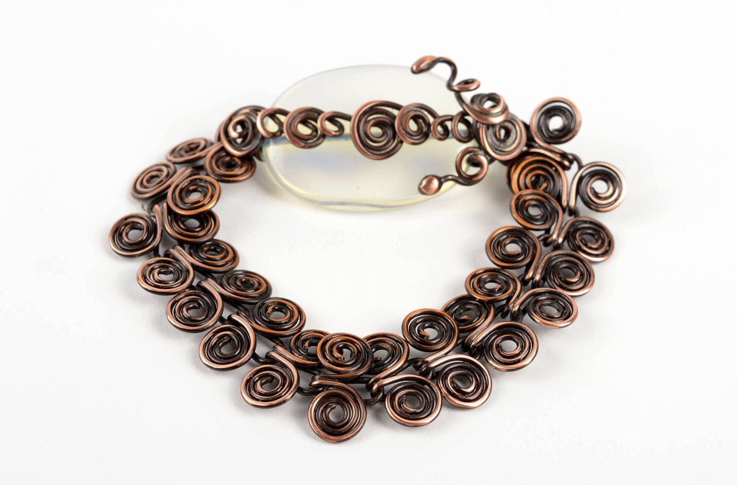 Handmade copper bracelet metal jewelry unique jewelry designer bracelets photo 1