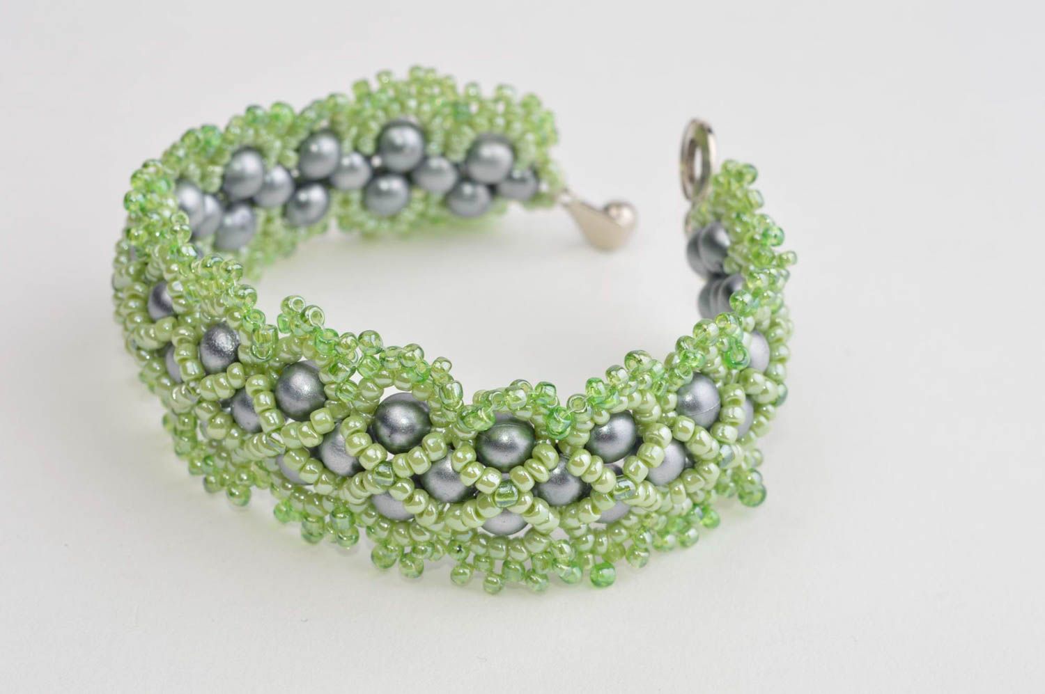 Hand-woven bracelet handmade seed bead bracelet fashion jewelry beaded bracelets photo 4