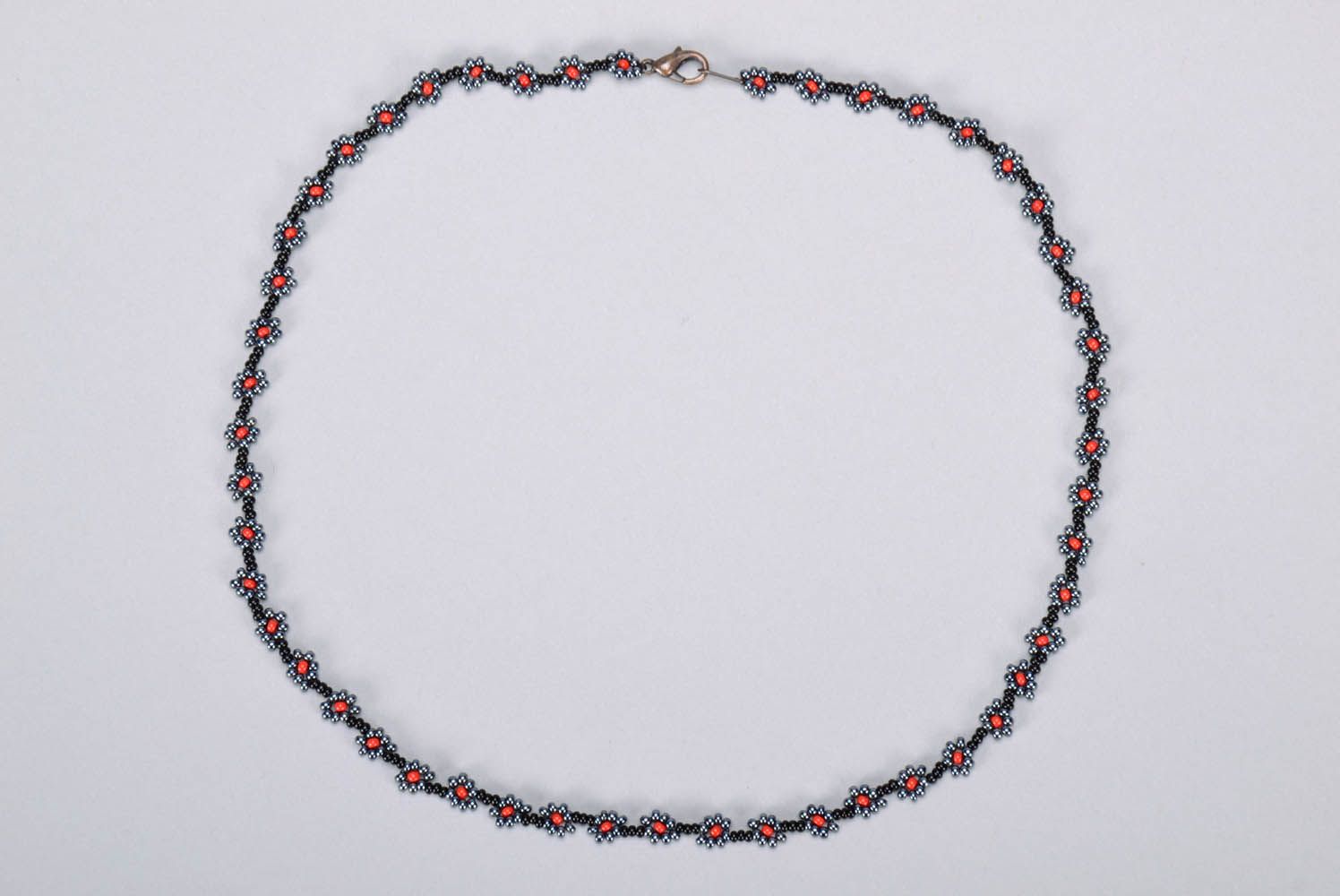Homemade beaded necklace-bracelet photo 2