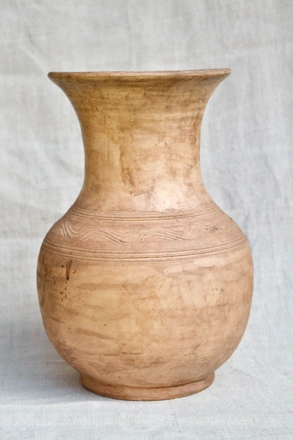 Керамическая ваза для цветов хэнд мэйд красивая объемом 5 л декор для дома фото 5