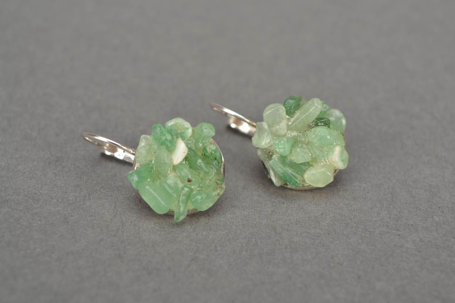 Bright quartz earrings photo 3