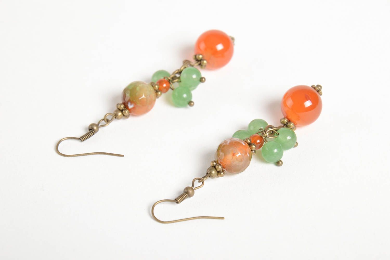 Handmade bright cute earrings designer stylish earrings elegant jewelry photo 4