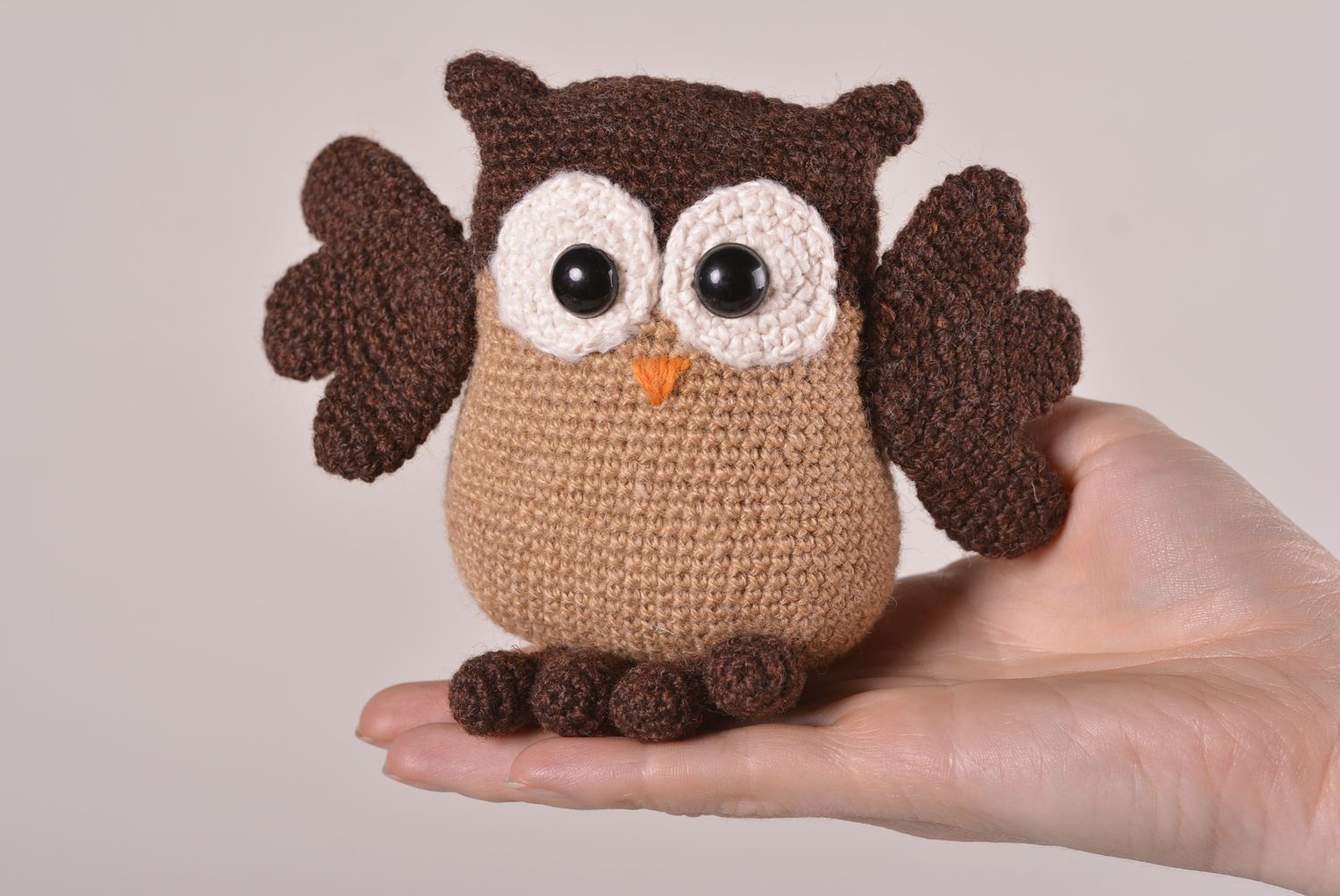 Handmade Spielzeug Set gehäkelte Kuscheltiere Spielzeuge für Kleinkinder 2 Stück foto 3