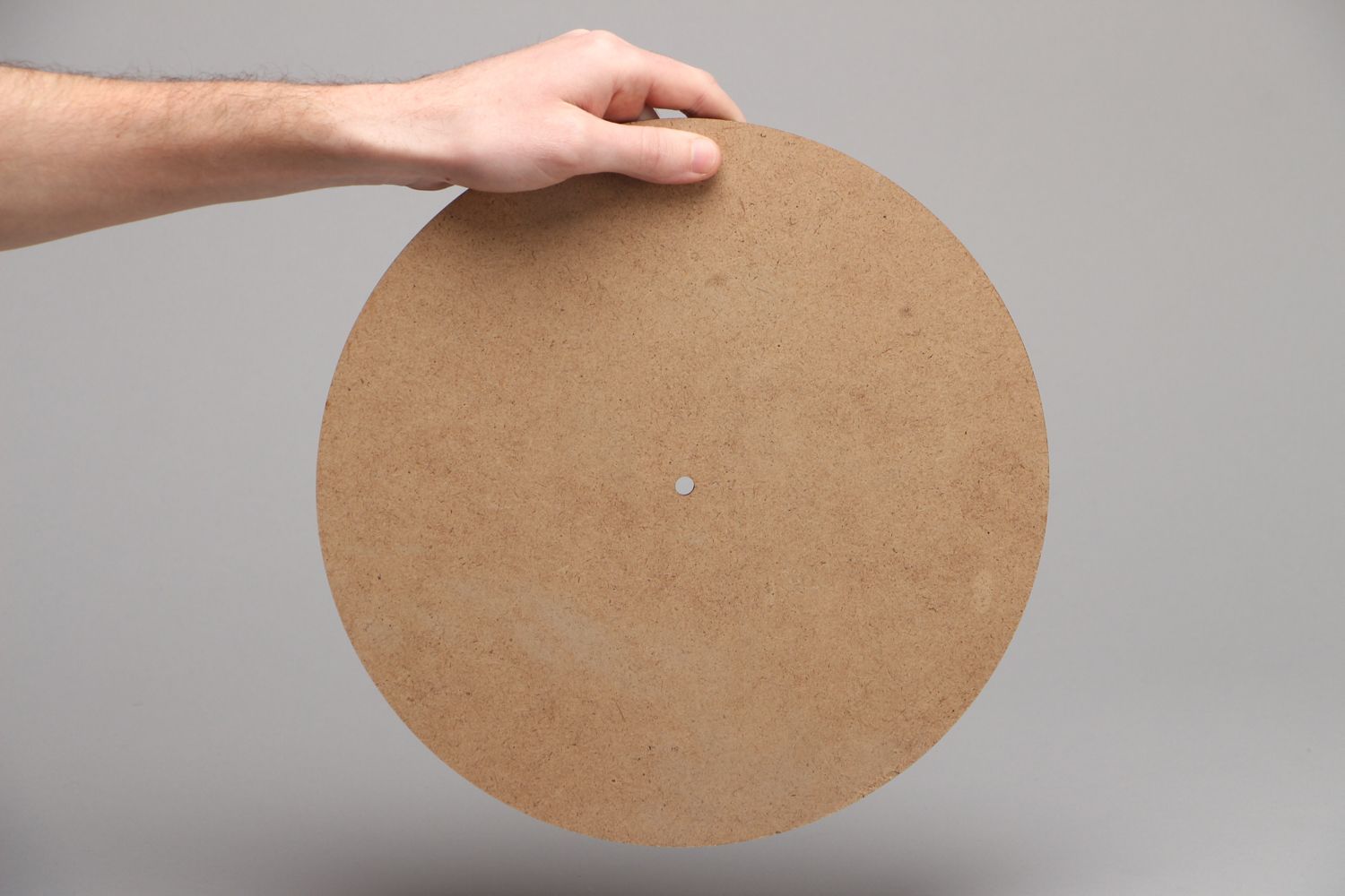 Semilavorato rotondo fatto a mano a forma di cerchio chipboard da dipingere foto 4