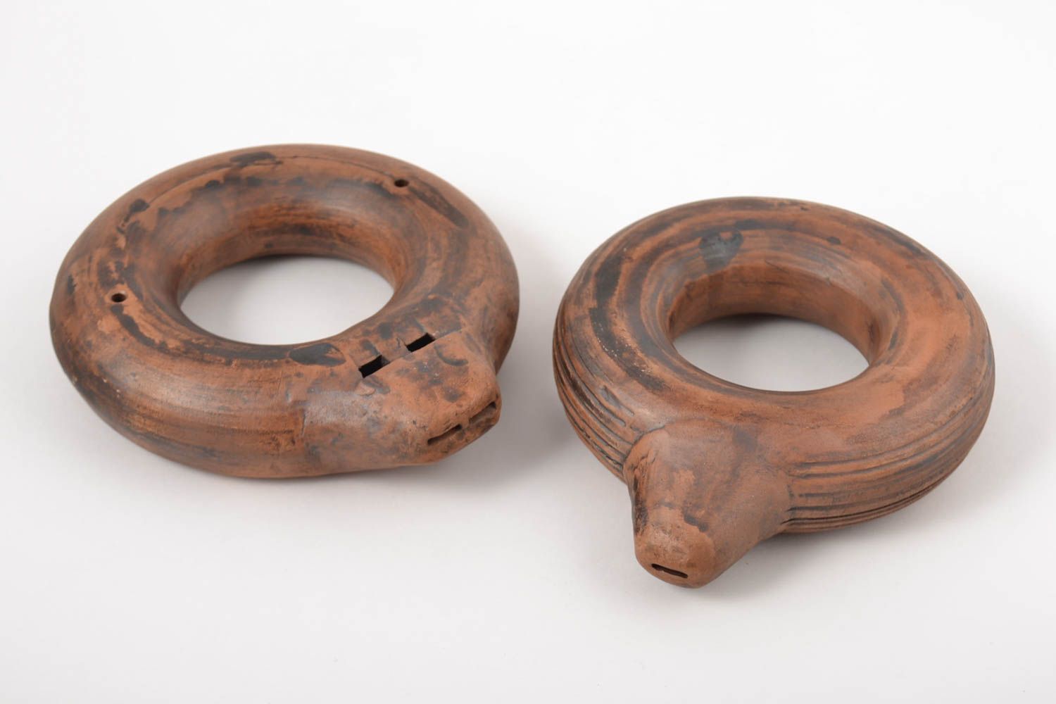 Ocarina instrumentos musicales artesanales silbatos de barro regalo original foto 3