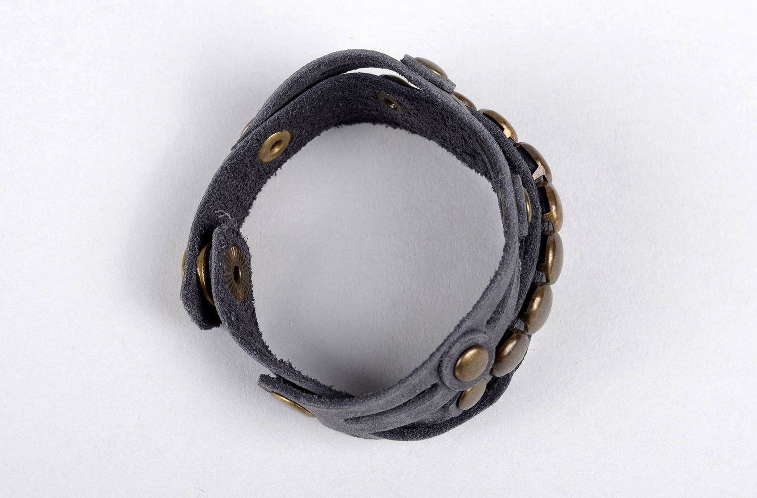 Beautiful handmade wrist bracelet leather bracelet artisan jewelry gift ideas photo 4