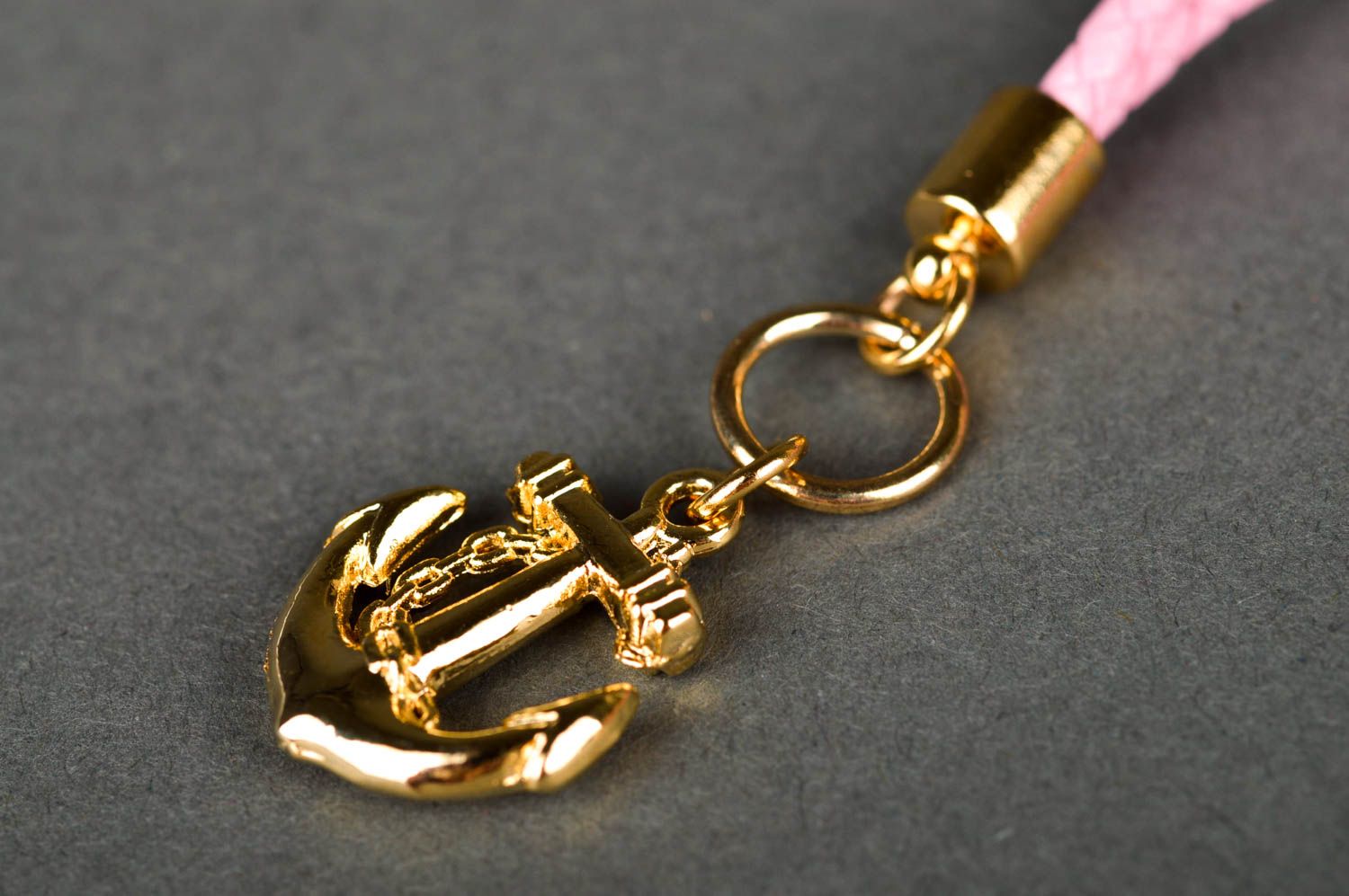 Bracelet tressé en cuir Bijou fait main rose-doré élégant Cadeau pour femme photo 4