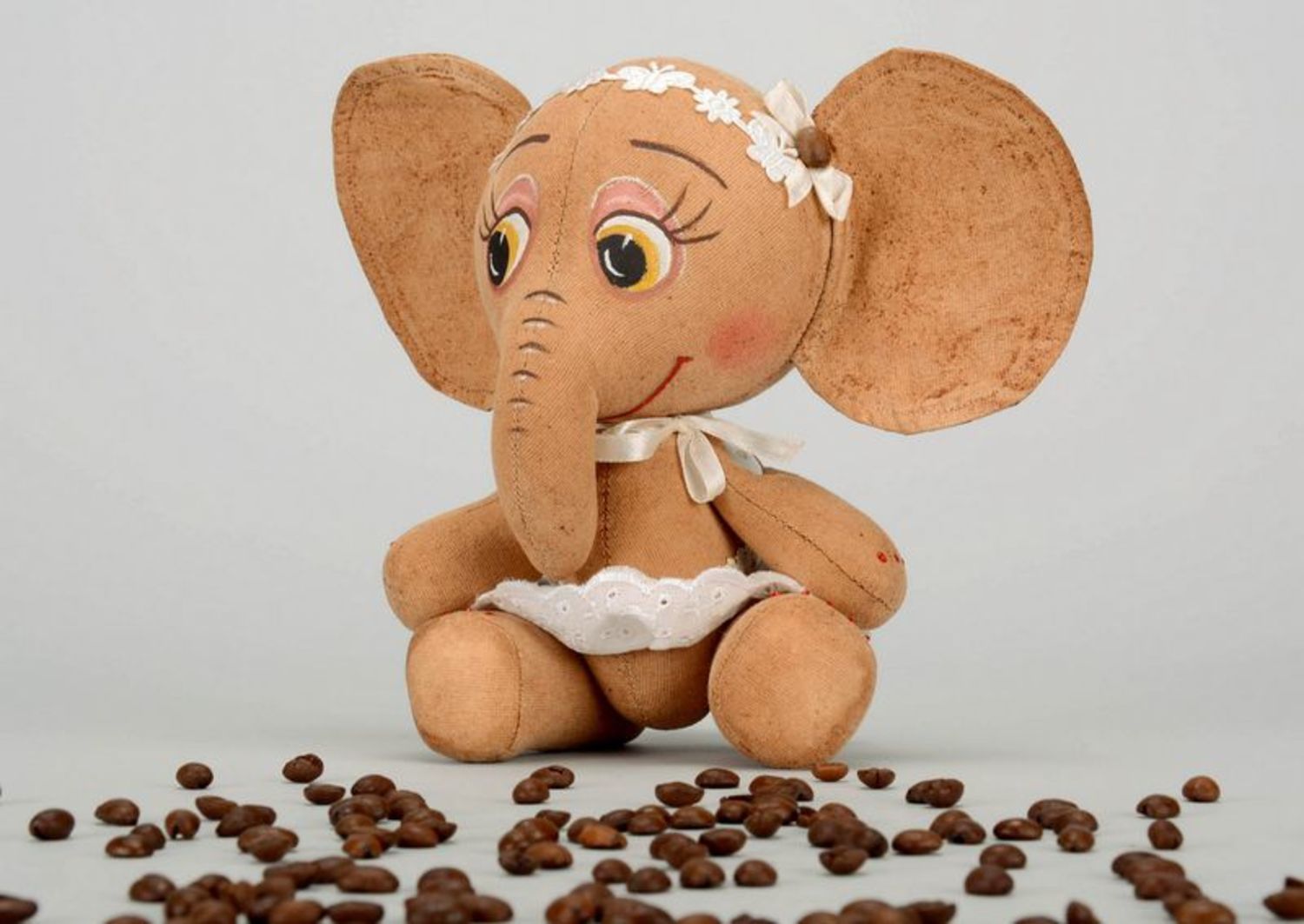 Кукла животные мягкая игрушка Слоненок фото 1