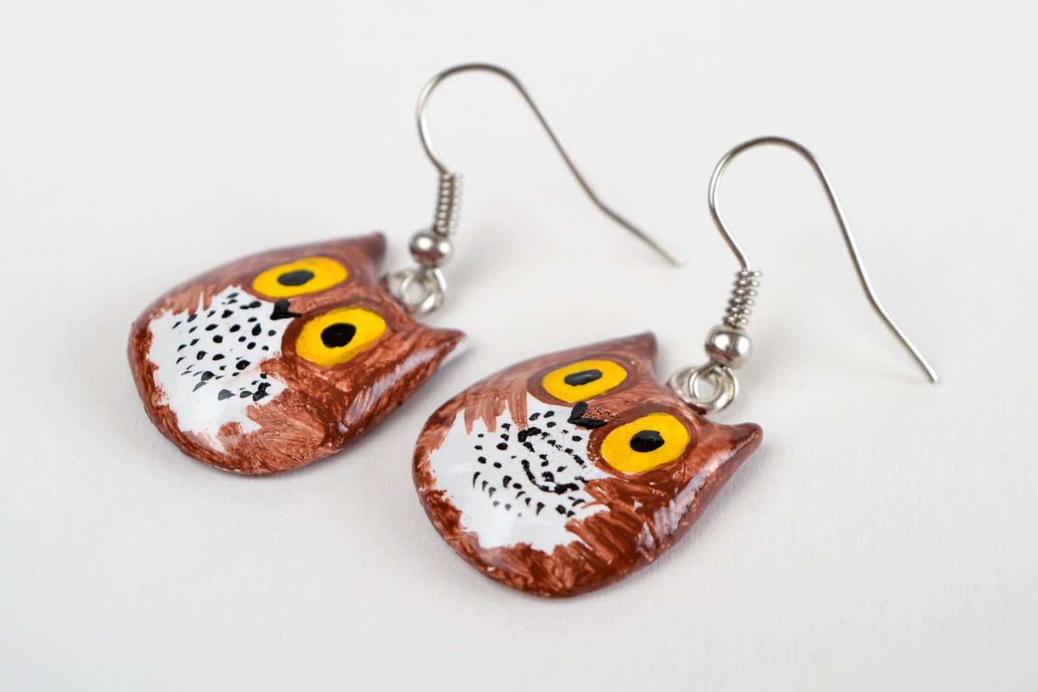 Handmade fashion earrings polymer clay designer jewelry cute earrings cool gifts photo 4