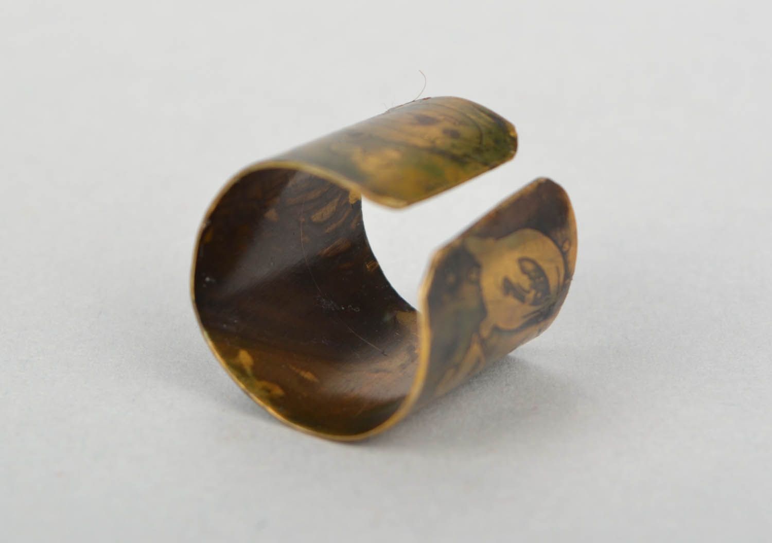 Handgemachter Ring aus Kupfer foto 3