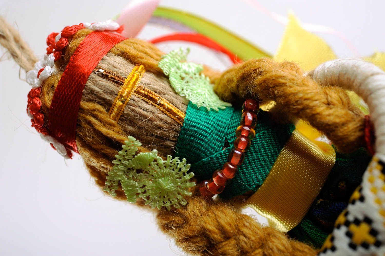 Motanka doll made of natural fabrics photo 5