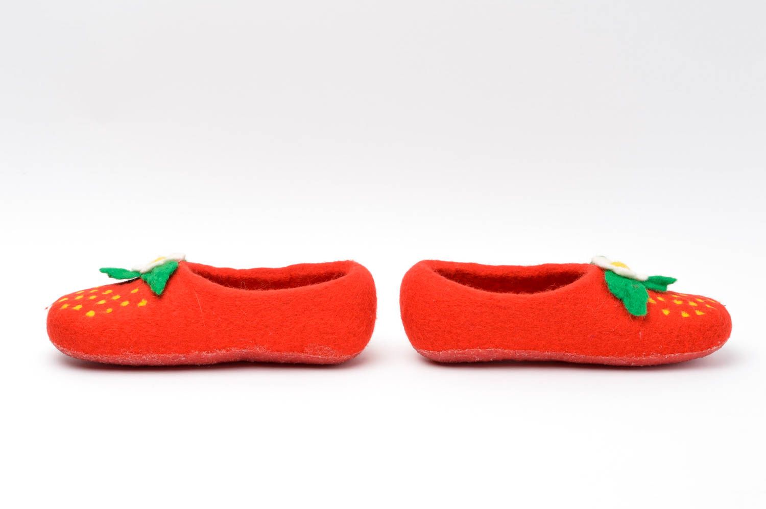 Zapatillas de lana hechas a mano y vistosas accesorio de mujer regalo original foto 4