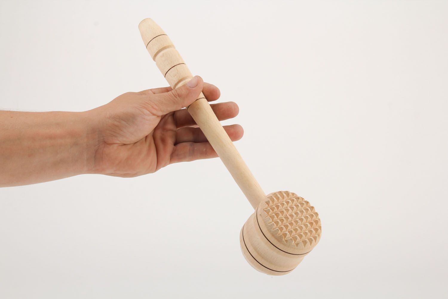 Wooden meat mallet photo 3