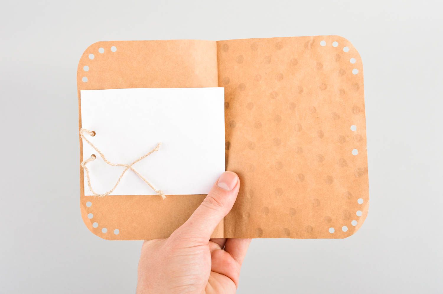 Enveloppe fait main Enveloppe invitation marron papier Idée mariage design photo 5