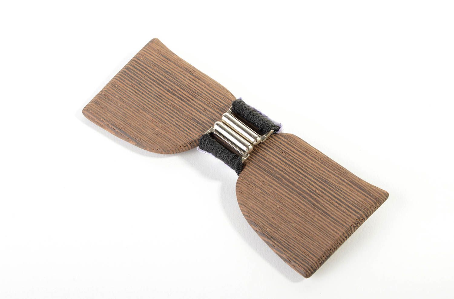 Krawatte Fliege handmade originelle Fliege aus Holz Accessoire für Männer  foto 3
