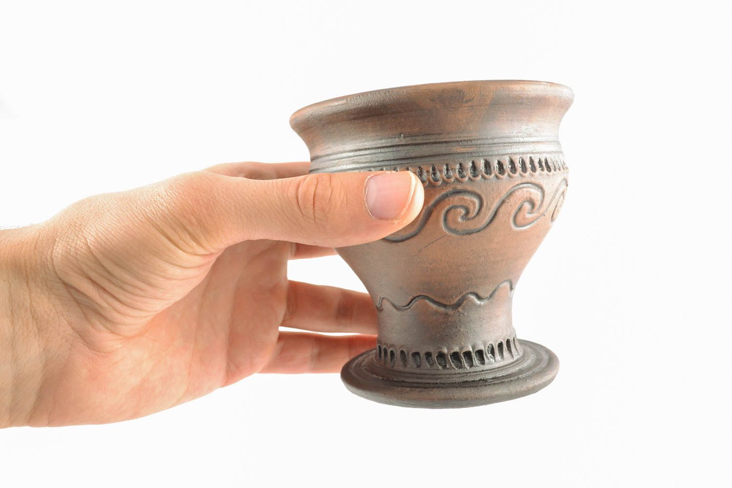 Ceramic goblet photo 4