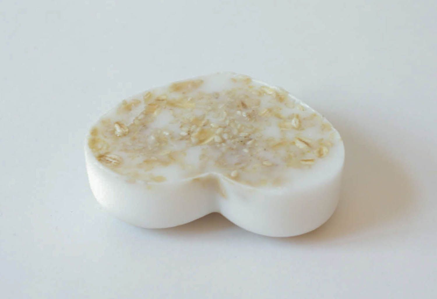 Scrub soap for face with oatmeal and sesame photo 2