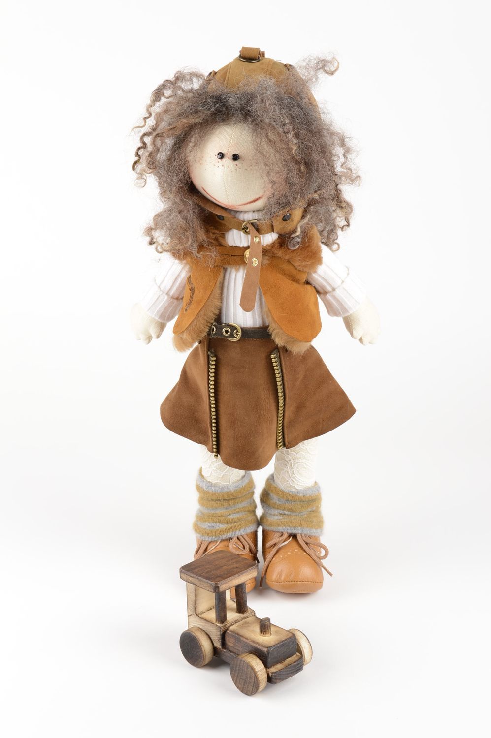 Handmade toy unusual dolls for girls gift ideas soft doll for children photo 1