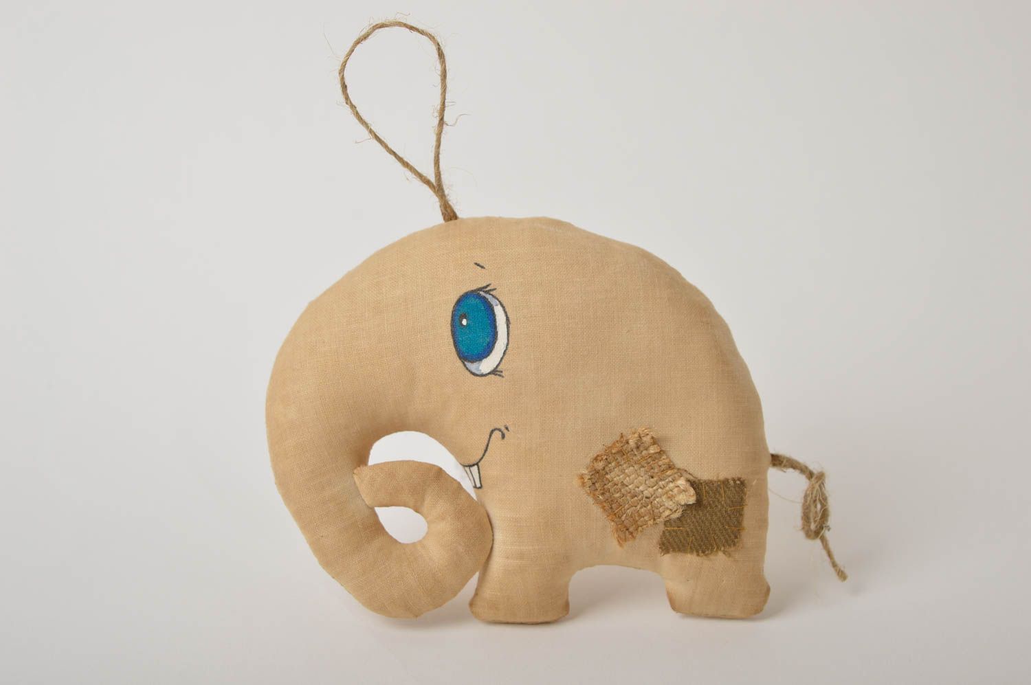 Handmade designer soft toy elephant stuffed toy for children home decor ideas photo 3