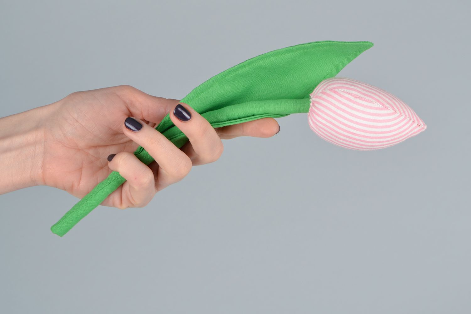 Fleur artificielle en tissu originale Tulipe photo 2