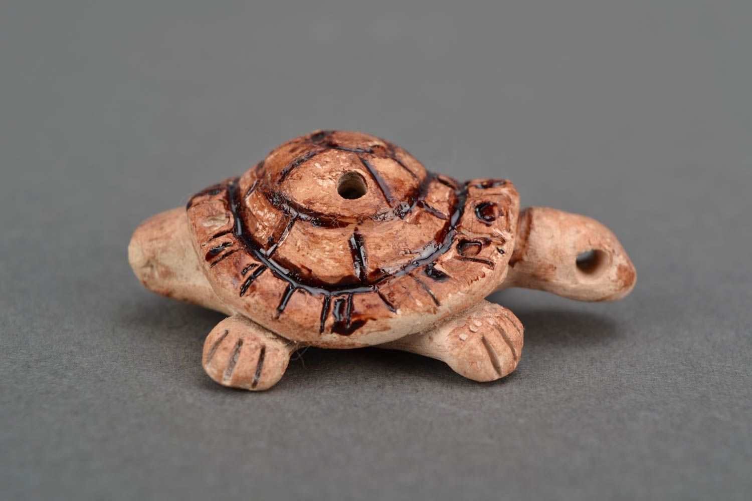 Clay whistle Turtle photo 3