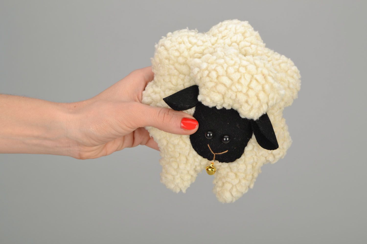 Kleines Baby Kissen Kuscheltier Schaf Geschenkidee für Kinder  foto 1