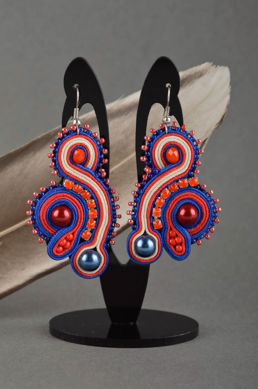 Handmade Ohrringe Juwelier Modeschmuck Geschenk für Frauen Modeschmuck Ohrringe foto 1