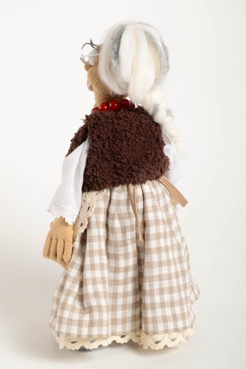 Beautiful handmade fabric toy rag doll collectible dolls decorative use only photo 4