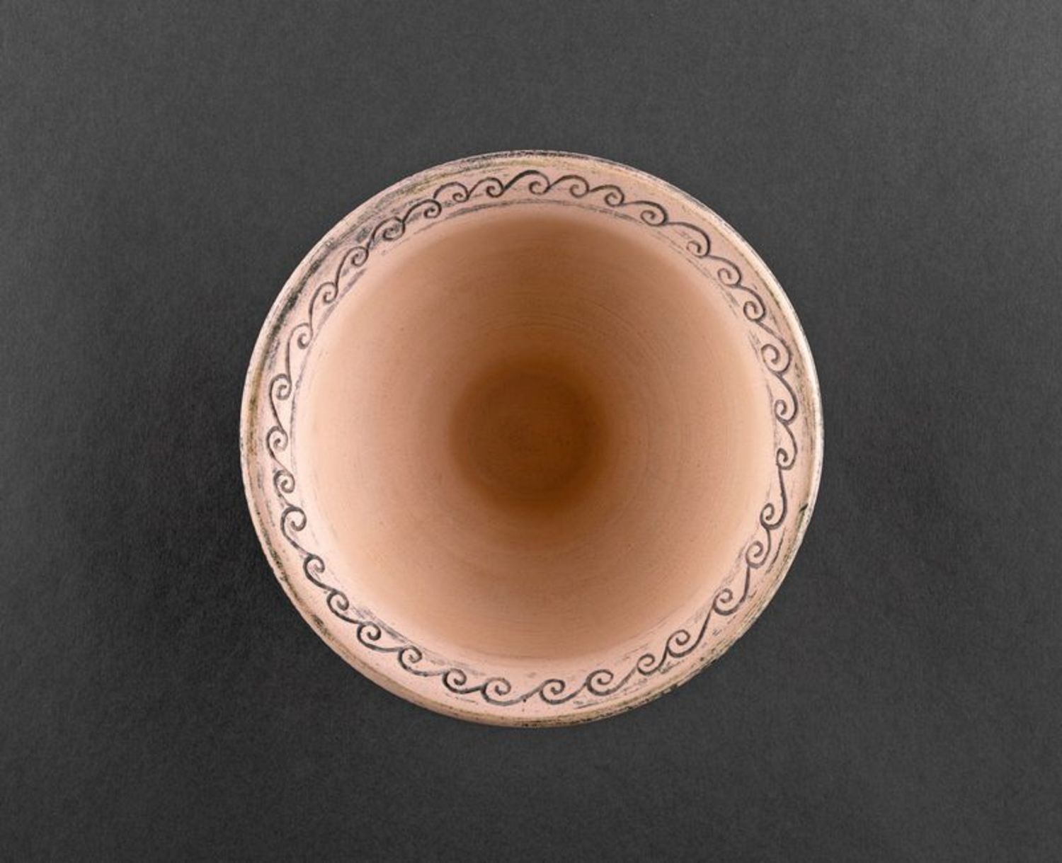 Decorative clay bowl photo 3