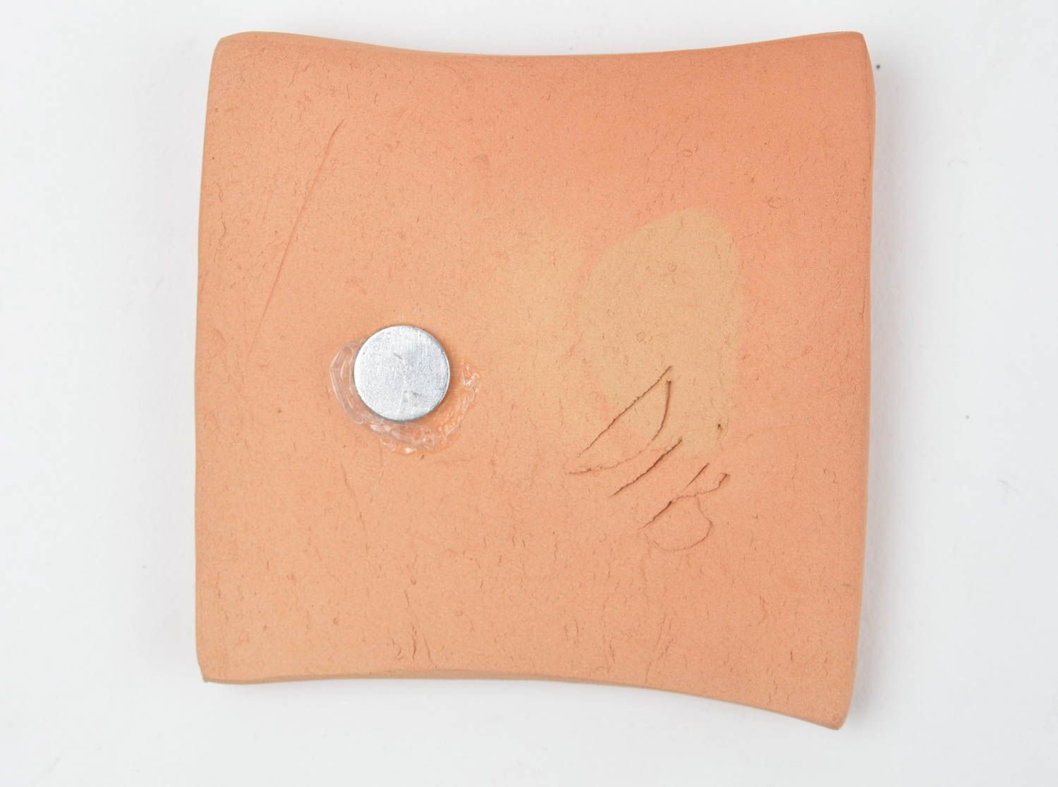 Aimant céramique fait main Magnet frigo avec corneille Décoration réfrigérateur photo 5