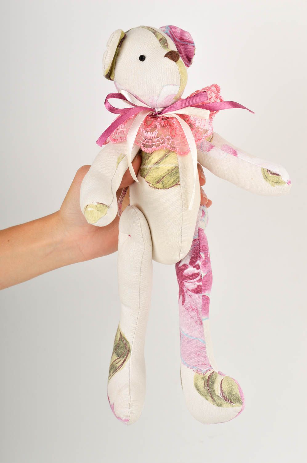 Peluche original muñeco de tela hecho a mano regalo especial para niños foto 2
