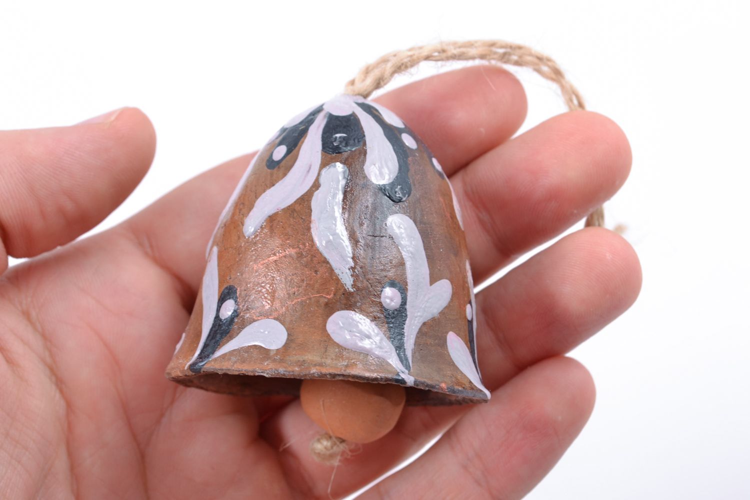 Designer ceramic bell with painting photo 2